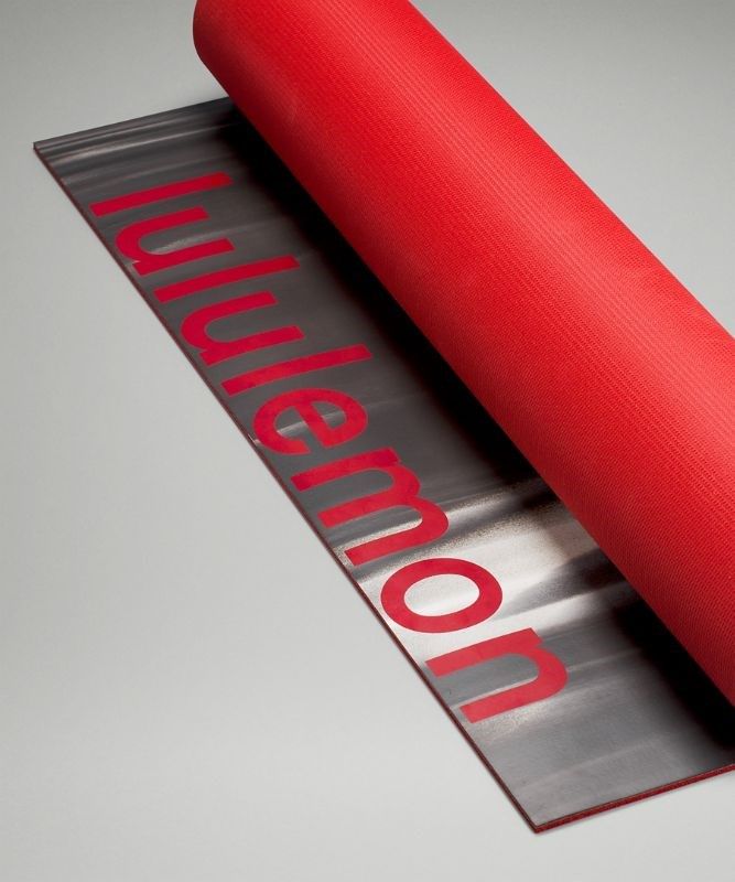 Lululemon The Reversible Mat 5mm Yogamattor Accessories Svarta Vita Mörkröda | HVAE-52407