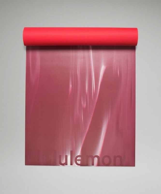 Lululemon The Reversible Mat 5mm Yogamattor Accessories Vinröda Vita Röda Vinröda | HDYA-40256