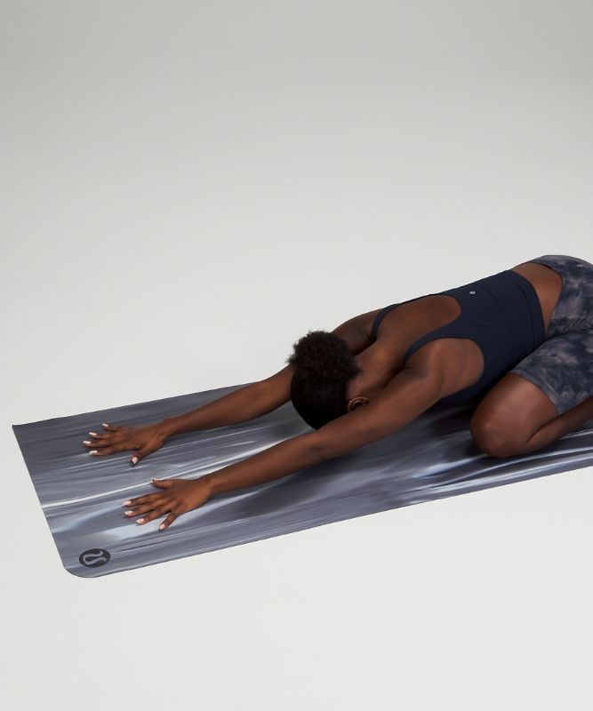 Lululemon The Reversible (Un) Mat Marble Yogamattor Accessories Marinblå Blå Beige Vita Marinblå | BPFR-30169