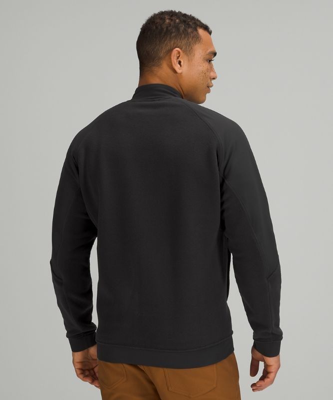 Lululemon Thick Fleece Bomber Jackor Herr Svarta | LAGS-28751