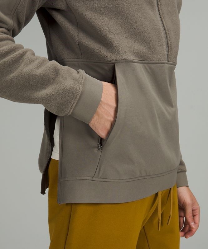 Lululemon Thick Fleece Half-Zip Tröjor Herr Rover | CDTM-26437