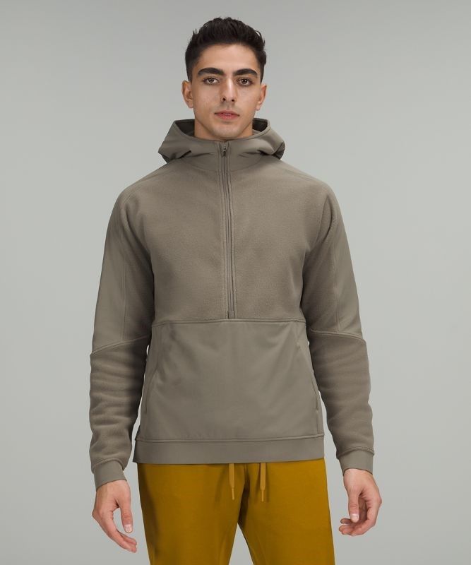 Lululemon Thick Fleece Half-Zip Tröjor Herr Rover | CDTM-26437