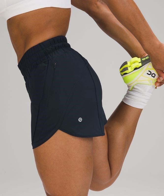 Lululemon Track That Mid-Rise Short 5 Lined Shorts Dam Marinblå | UERP-05382
