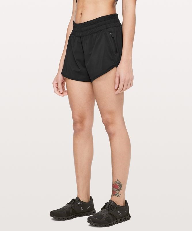 Lululemon Tracker LR Short 4 Lined Shorts Dam Svarta | UBVQ-36945