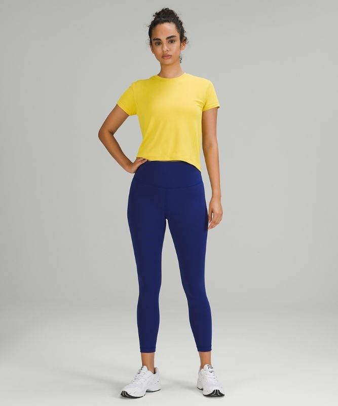 Lululemon Train to Be SS Blast Dam Soleil | XOSH-35410