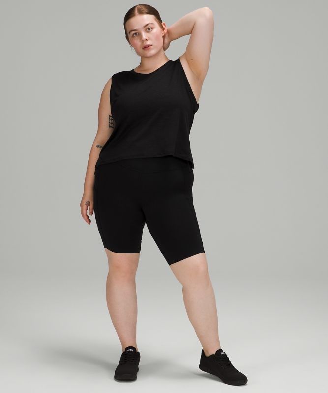 Lululemon Train to Be Tank Blast Dam Camo Svarta | BVFJ-23958
