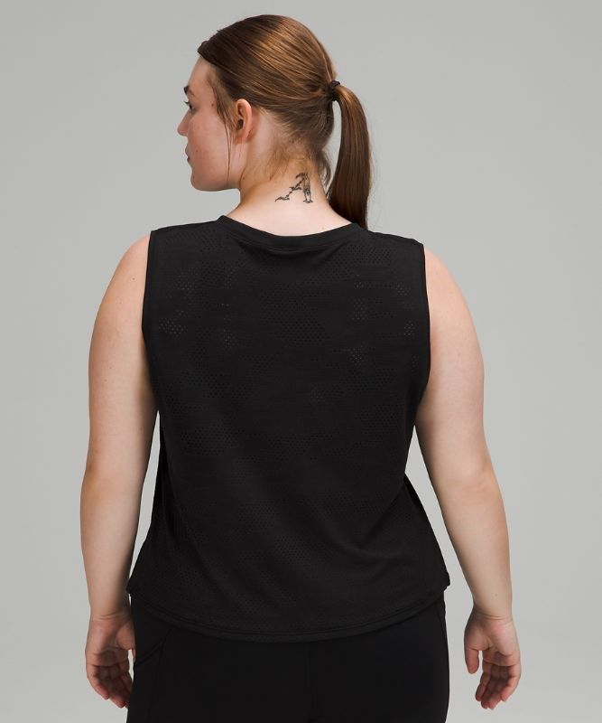 Lululemon Train to Be Tank Blast Dam Camo Svarta | BVFJ-23958