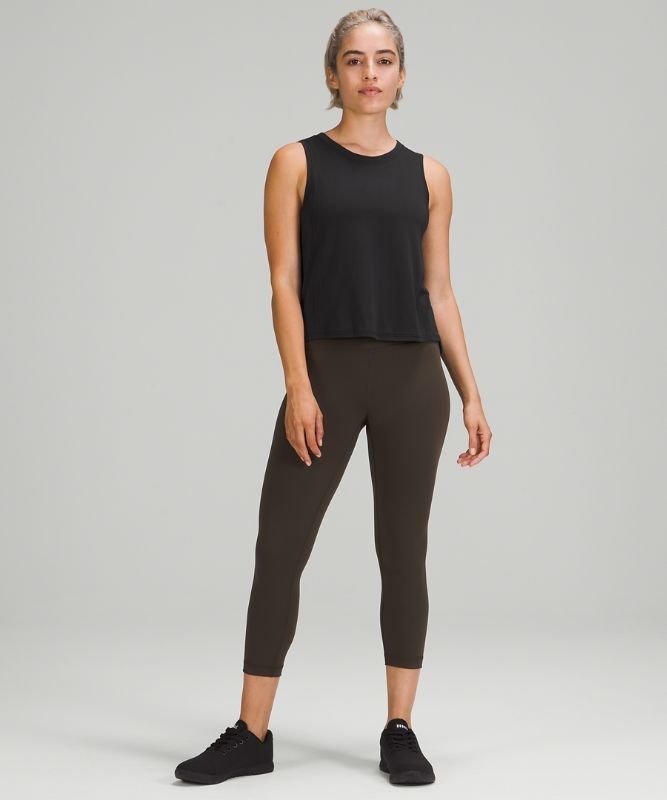 Lululemon Train to Be Tank Top Blast Dam Svarta Svarta | FVJX-50429