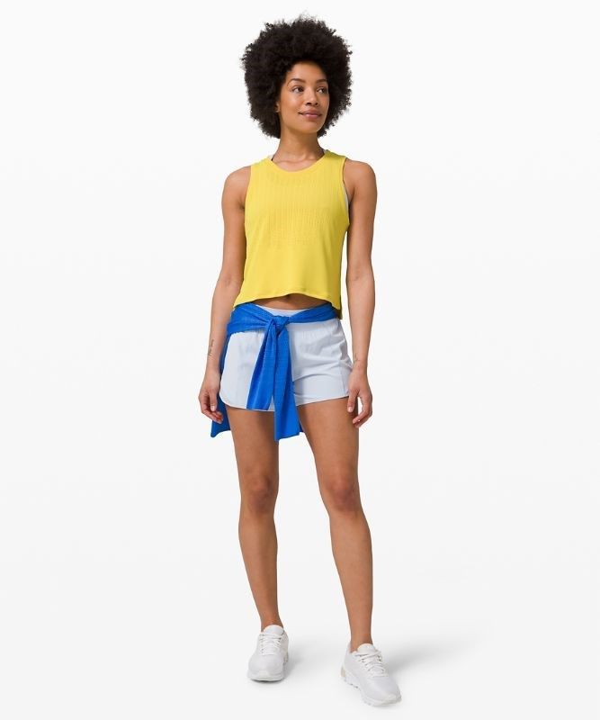 Lululemon Train to Be Tank Top Stripe Blast Dam Soleil | JPFV-12096