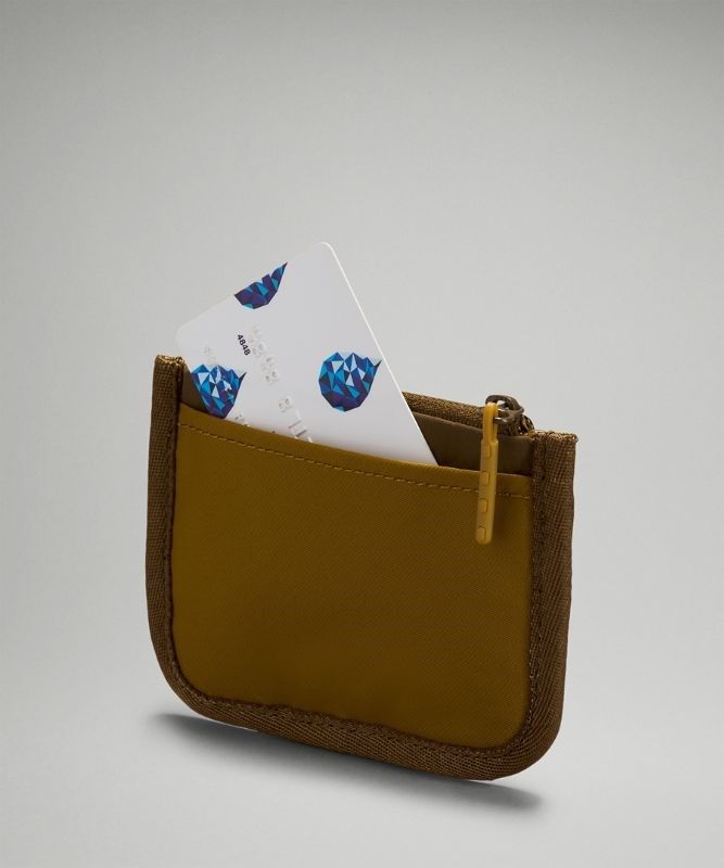 Lululemon True Identity Card Case Väskor Accessories Guld Bruna Mörk | SLWJ-28346
