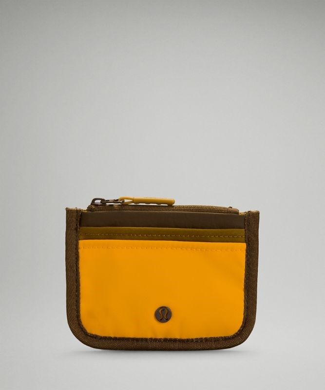 Lululemon True Identity Card Case Väskor Accessories Guld Bruna Mörk | SLWJ-28346