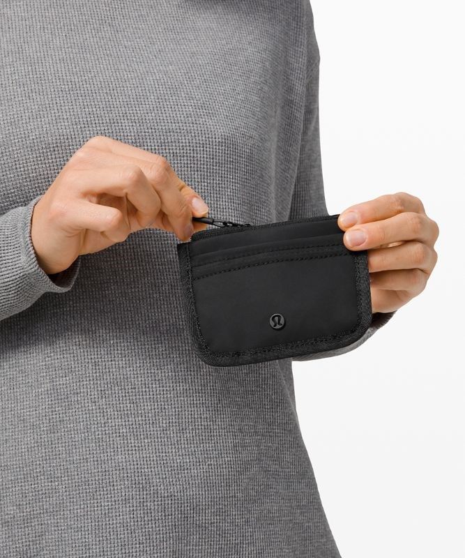 Lululemon True Identity Card Case Väskor Accessories Svarta | HRPT-75361