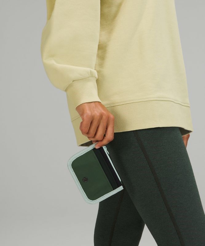 Lululemon True Identity Card Case Väskor Accessories Gröna Gröna Svarta | EFWY-53012