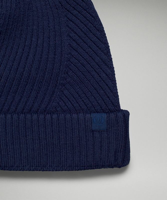 Lululemon Twist Knit Beanie Hatt Accessories Night Sea | HGMU-84273