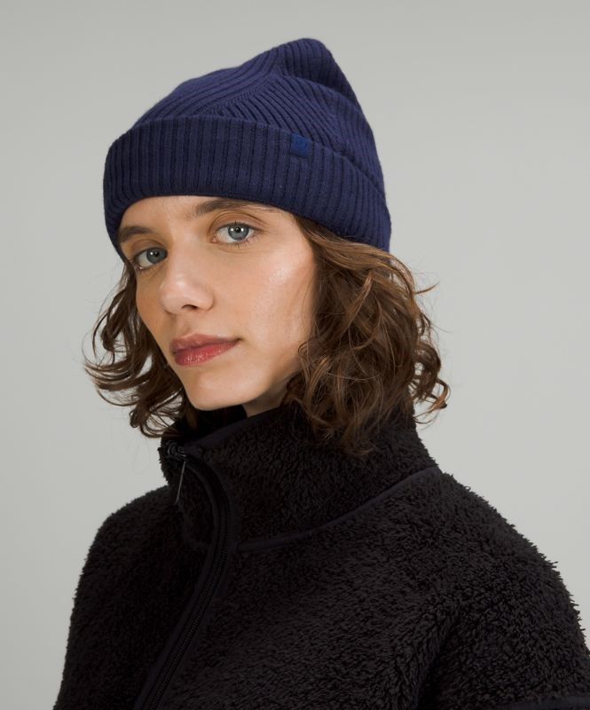 Lululemon Twist Knit Beanie Hatt Accessories Night Sea | HGMU-84273
