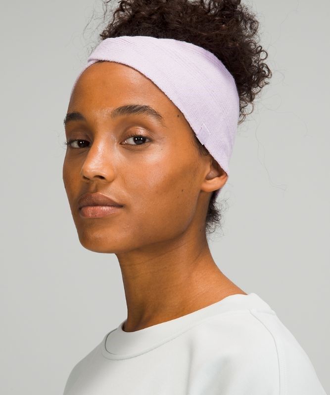 Lululemon Twist Knit Ear Warmer Hatt Accessories Lavendel | KYZQ-80597