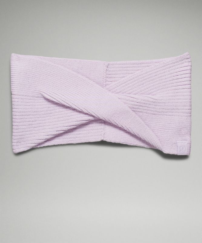 Lululemon Twist Knit Ear Warmer Hatt Accessories Lavendel | KYZQ-80597