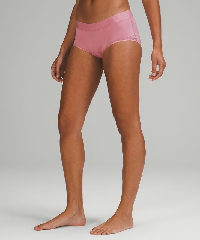 Lululemon UnderEase Mid-Rise Boyshort Underwear Underkläder Dam Rosa Grå Bruna | ZCXB-98603