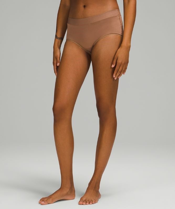 Lululemon UnderEase Mid-Rise Boyshort Underwear Underkläder Dam Bruna | PHQC-73681