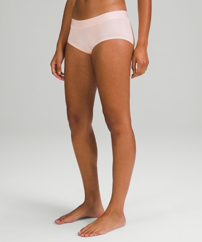 Lululemon UnderEase Mid-Rise Boyshort Underwear 3 Pack Underkläder Dam Camo Bruna Olika Färger Rosa Vita Svarta | VZIS-62805