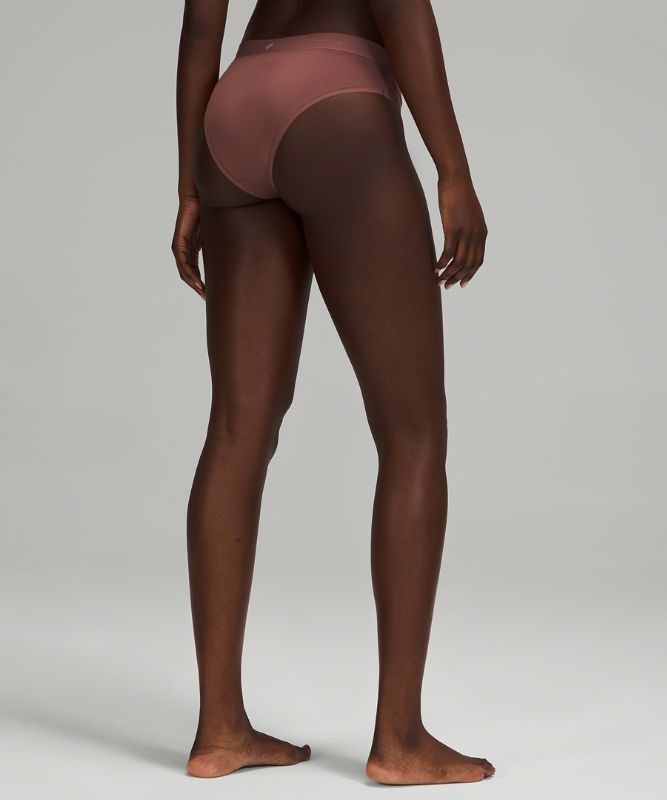 Lululemon UnderEase Mid-Rise Cheeky Bikini Underwear Underkläder Dam Smoky Topaz | JUPS-60971