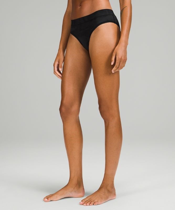 Lululemon UnderEase Mid-Rise Cheeky Bikini Underwear Underkläder Dam Camo Olika Färger Grå | GCOW-28970