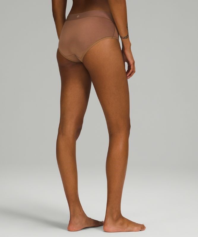 Lululemon UnderEase Mid-Rise Hipster Underwear Underkläder Dam Bruna | FXRC-93057