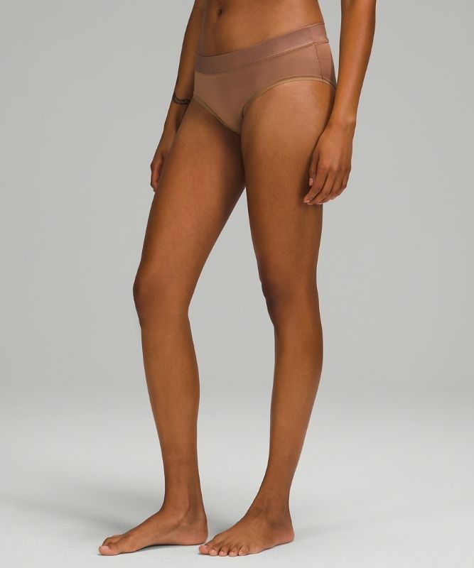 Lululemon UnderEase Mid-Rise Hipster Underwear Underkläder Dam Bruna | FXRC-93057