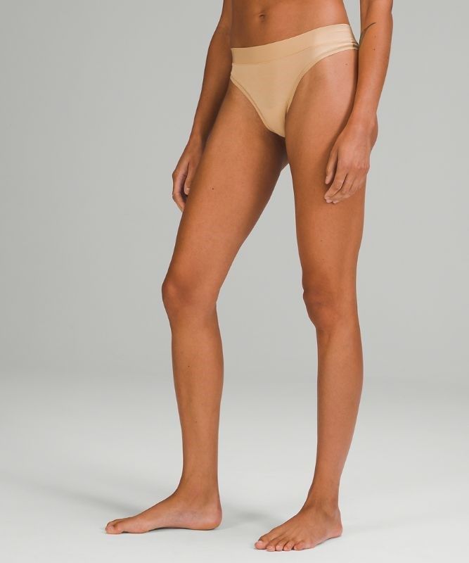 Lululemon UnderEase Thong 3 Pack Underkläder Dam Vinröda Bruna | NKWE-46289