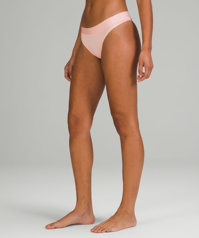Lululemon UnderEase Thong 5P Underkläder Dam Svarta Svarta Rosa Vita Beige Svarta | ELMQ-85493