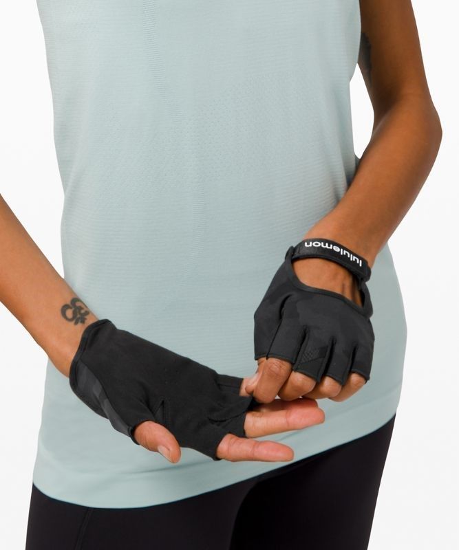 Lululemon Uplift Training Gloves Utrustning Accessories Camo Svarta Olika Färger Svarta | HAIQ-98741