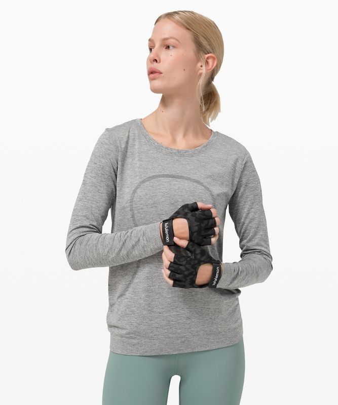 Lululemon Uplift Training Gloves Utrustning Accessories Camo Svarta Olika Färger Svarta | XLBN-14502