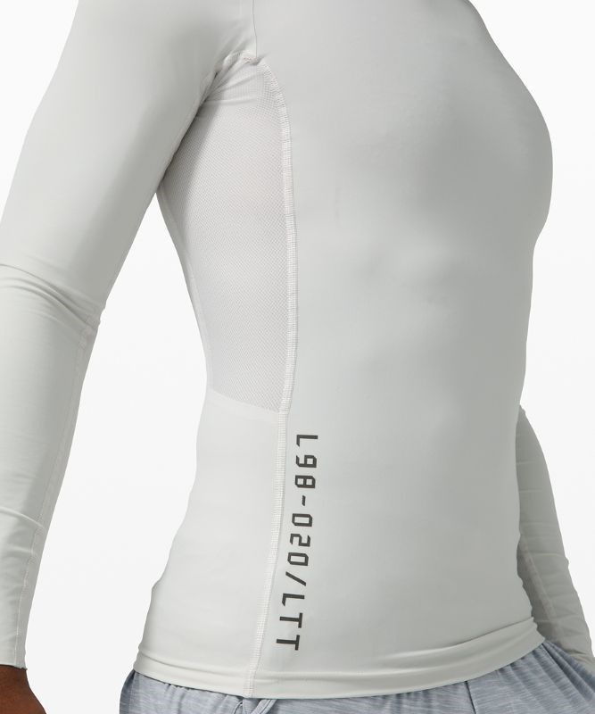 Lululemon Vital Drive Long Sleeve Shirt Blast Herr Vapor | JGKY-82179
