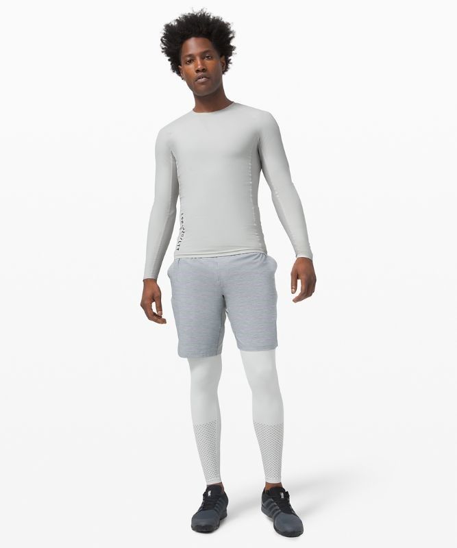 Lululemon Vital Drive Long Sleeve Shirt Blast Herr Vapor | JGKY-82179
