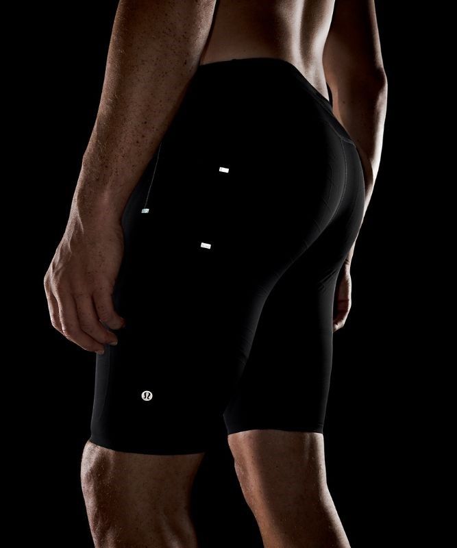 Lululemon Vital Drive Train Tight 10 Shorts Herr Svarta | HRJY-24305