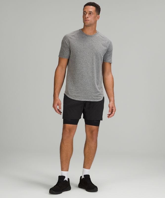 Lululemon Vital Drive Train Tight 10 Shorts Herr Svarta | HRJY-24305