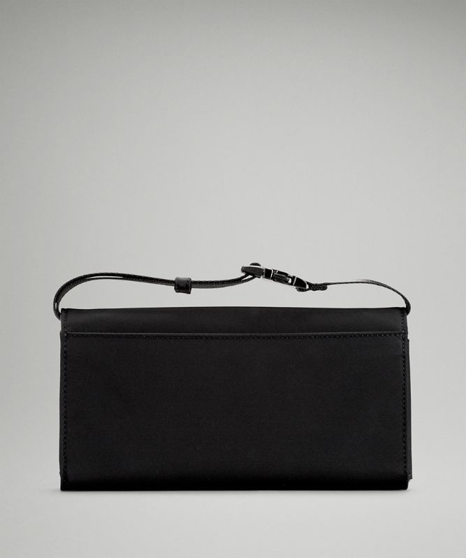 Lululemon Wallet Clutch Crossbody Väskor Accessories Svarta | YQTD-78094