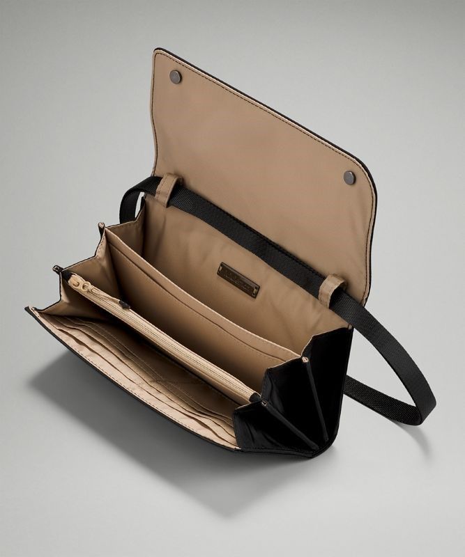 Lululemon Wallet Clutch Crossbody Väskor Accessories Svarta | YQTD-78094