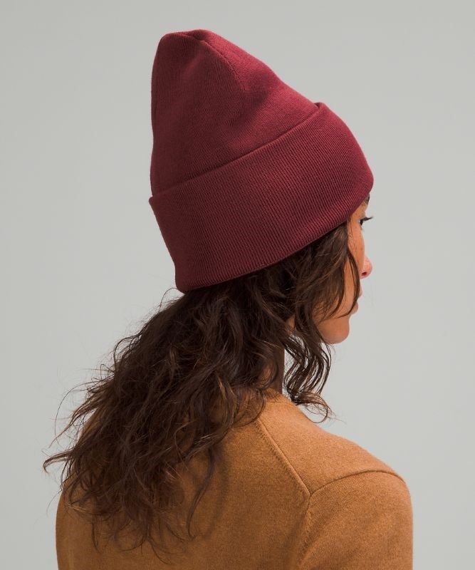 Lululemon Warm Revelation Beanie Hatt Accessories Vinröda | WGIK-36547