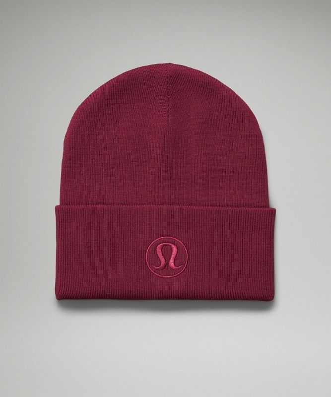 Lululemon Warm Revelation Beanie Hatt Accessories Vinröda | WGIK-36547