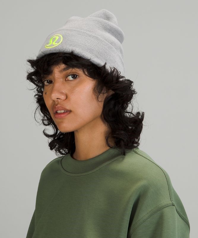 Lululemon Warm Revelation Beanie Hatt Accessories Grå Gula | TFRK-62453