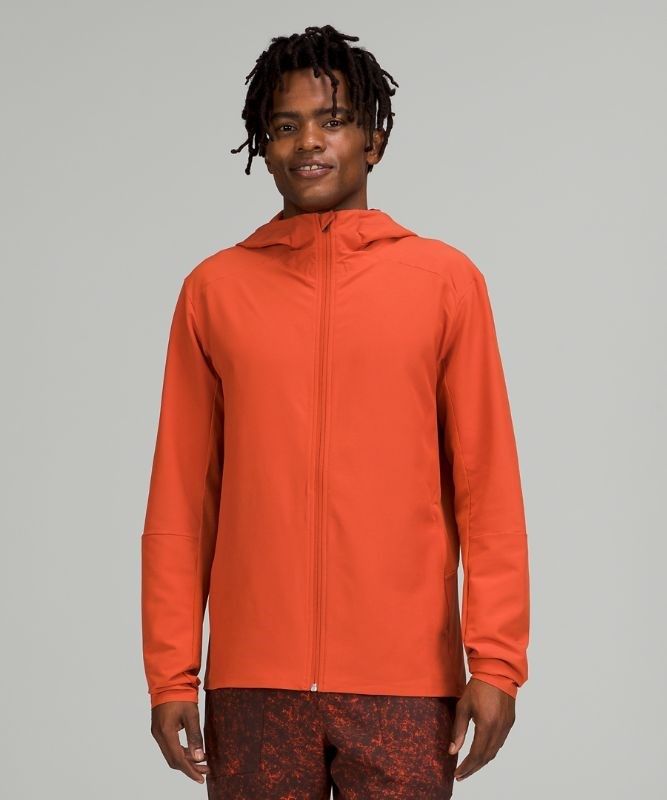Lululemon Warp Light Jacket Packable Jackor Herr Orange | ZFVR-69803