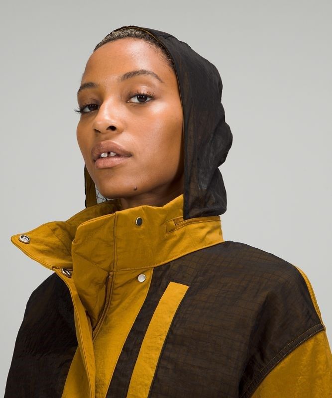 Lululemon Water-Repellent Mesh Jacket Jackor Dam Guld Bruna Svarta | SXKI-06731