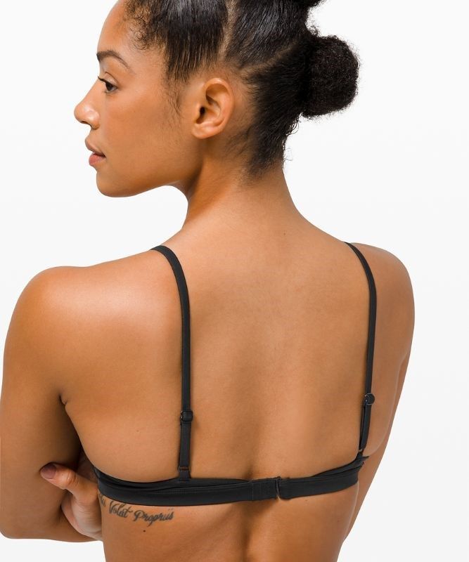 Lululemon Waterside Swim Top A/B Cup Baddräkter Dam Svarta | ZSNQ-64985
