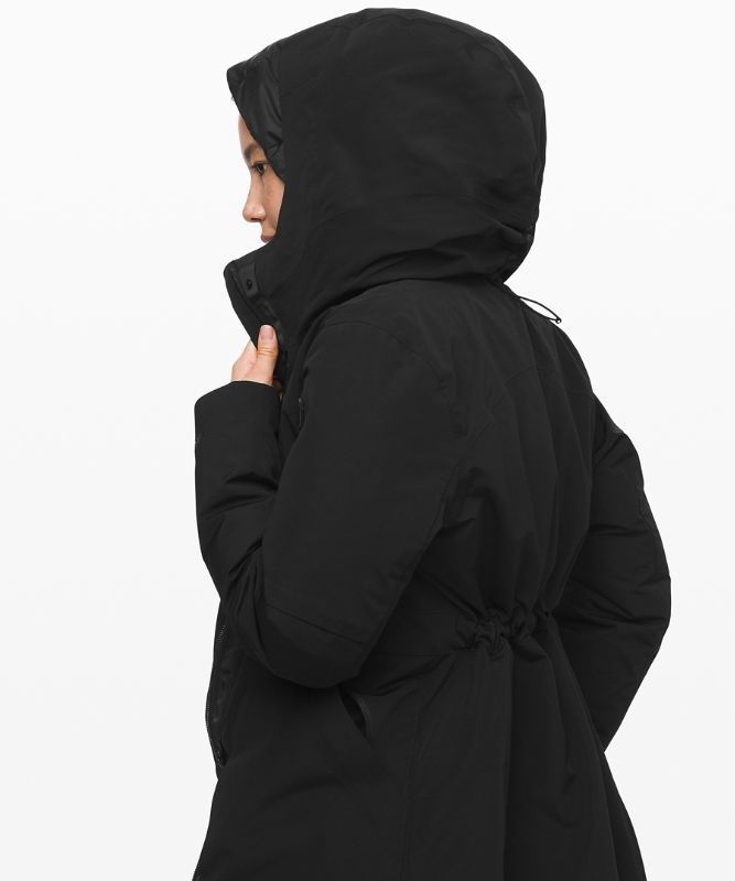 Lululemon Winter Warrior 3-in-1 Parka Jackor Dam Svarta | IKSO-70148