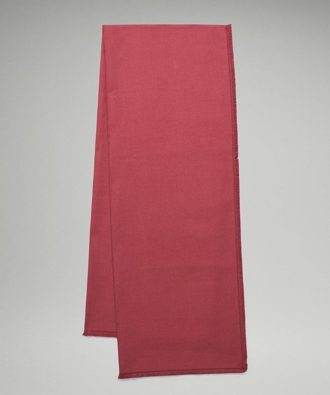 Lululemon Wool-Blend Scarf Halsduk Accessories Vinröda | XVRP-20361