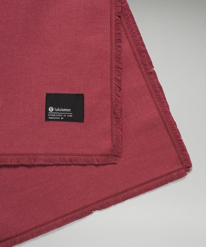 Lululemon Wool-Blend Scarf Halsduk Accessories Vinröda | XVRP-20361