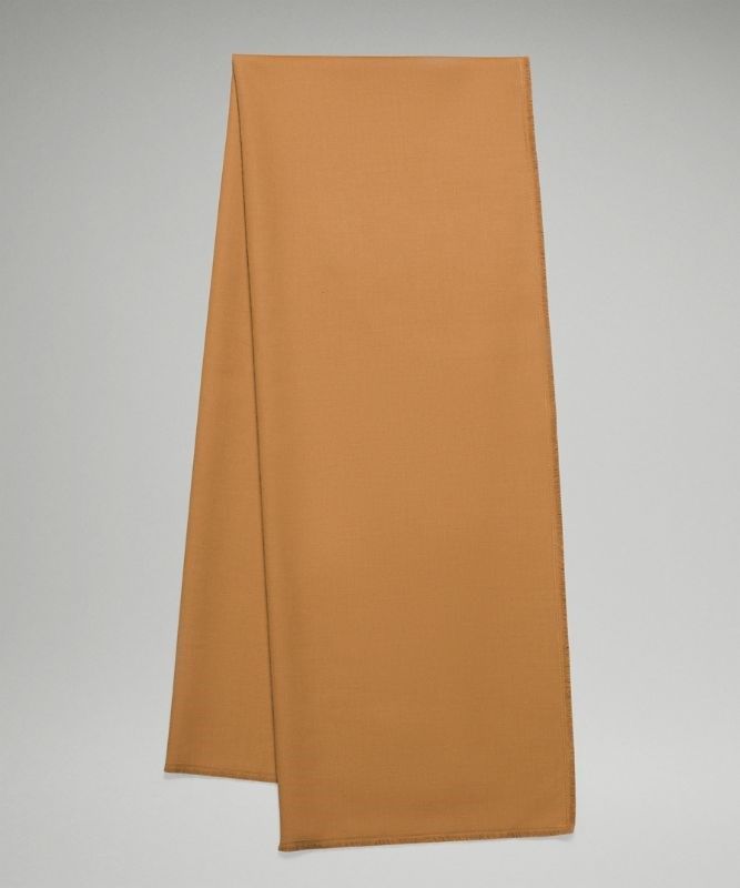 Lululemon Wool-Blend Scarf Halsduk Accessories Beige | BLKT-38752