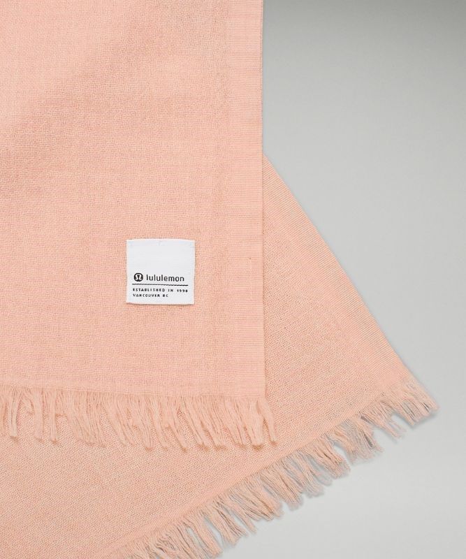 Lululemon Woven Wool Scarf Halsduk Accessories Rosa | PZLJ-75314