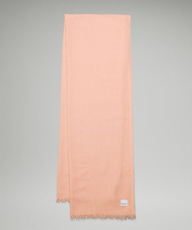 Lululemon Woven Wool Scarf Halsduk Accessories Rosa | PZLJ-75314